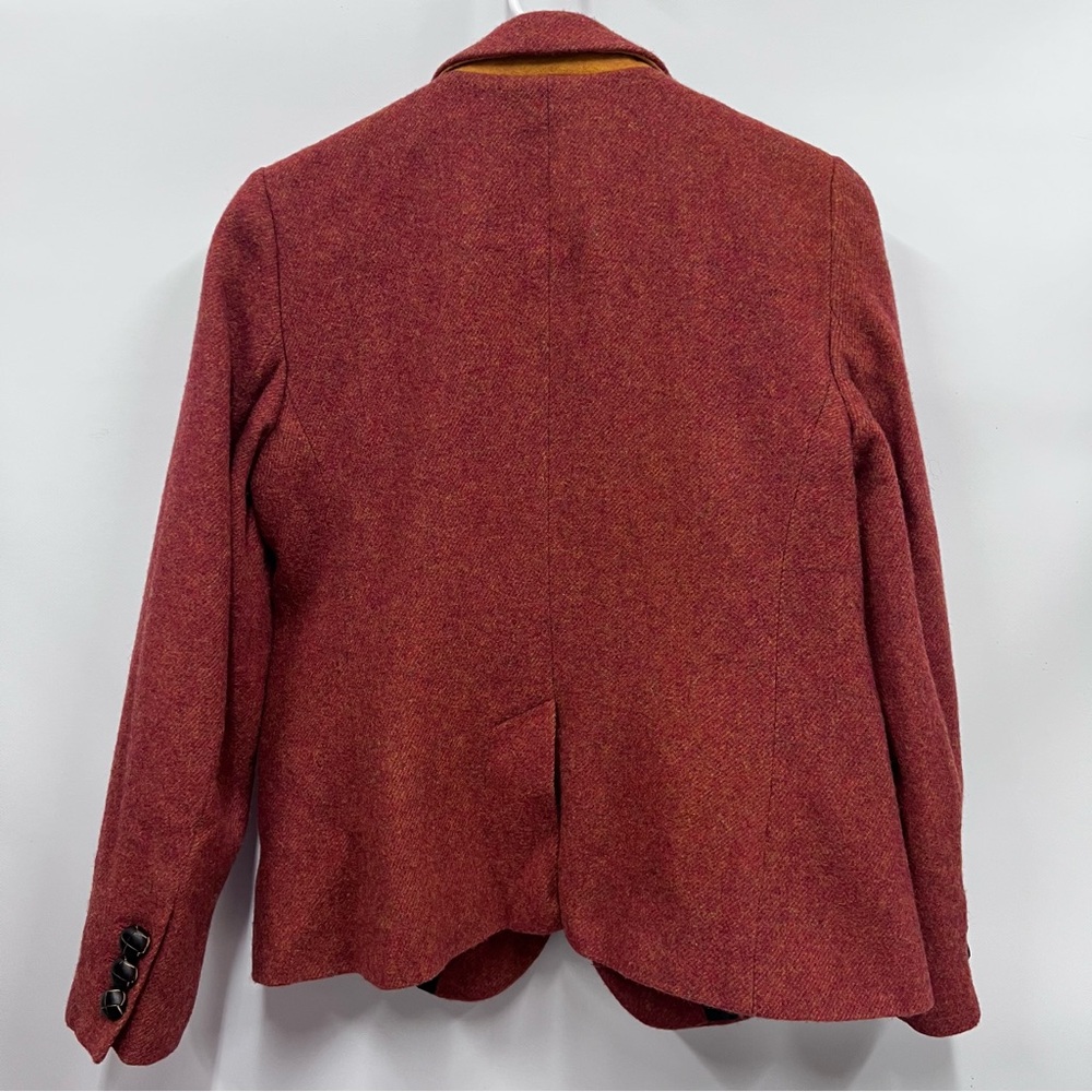 Talbots Rust Tweed Blazer Jacket - Picture 13 of 16